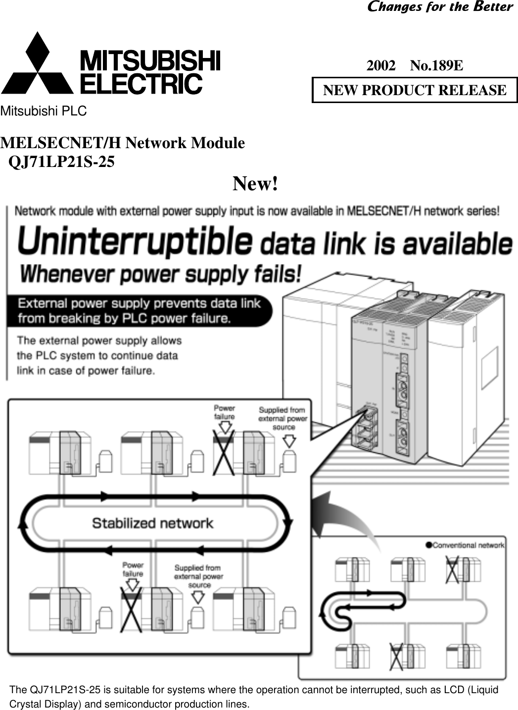 Mitsubishi Electronics Network Module Melsecnet H Users Manual