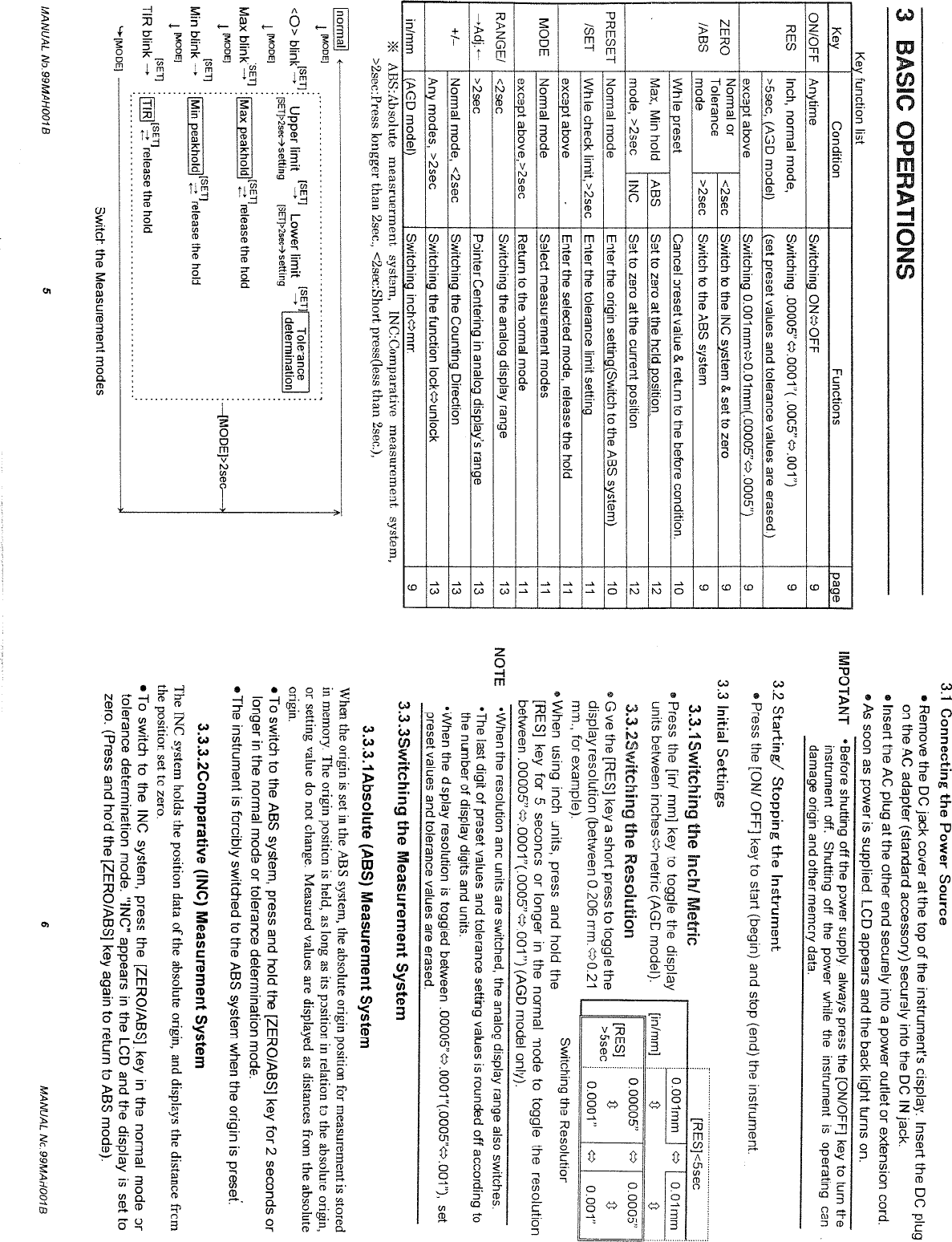 Page 7 of 12 - Mitutoyo Mitutoyo-Mitutoyo-Microscope-And-Magnifier-Id-F125-150-Users-Manual- 99MAH001B Series 543 IDF Digi  Mitutoyo-mitutoyo-microscope-and-magnifier-id-f125-150-users-manual