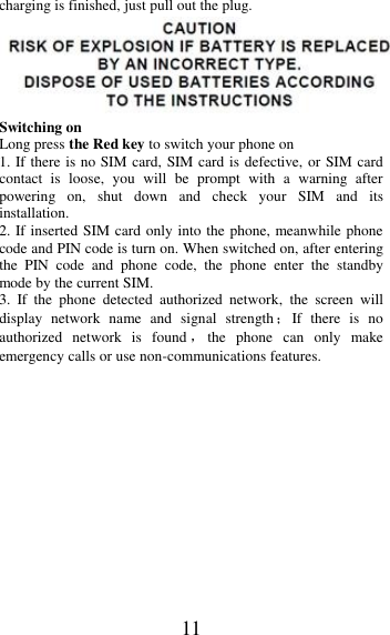 Page 11 of MobiWireS NIKITI 2G feature phone User Manual