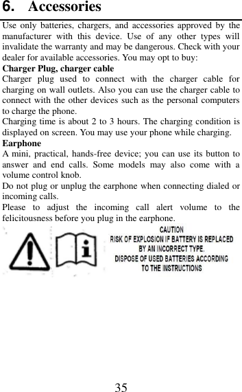 Page 35 of MobiWireS NIKITI 2G feature phone User Manual