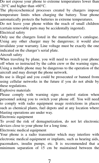 Page 7 of MobiWireS NIKITI 2G feature phone User Manual