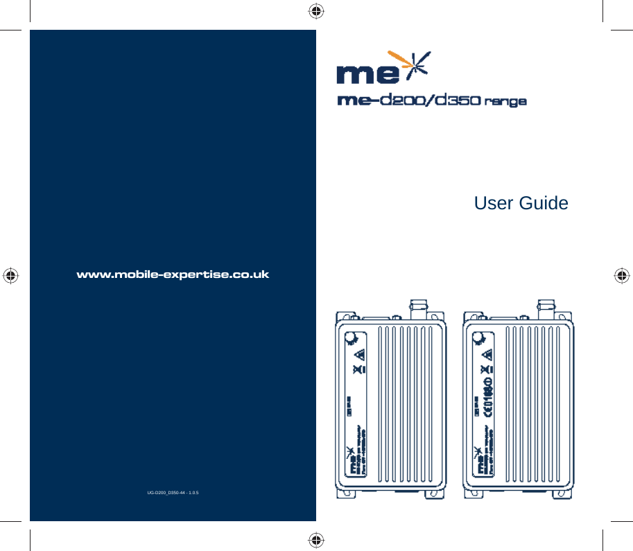 www.mobile-expertise.co.ukUG-D200_D350-44 - 1.0.5User Guide