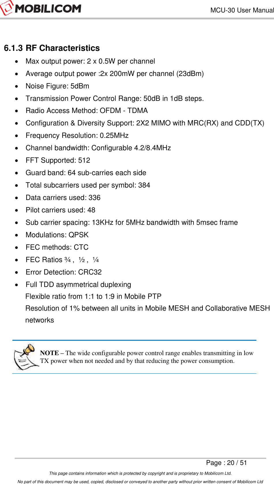Page 20 of Mobilicom MCU-30 Communication unit used for security, robotics & surveillance User Manual Mobilicom s