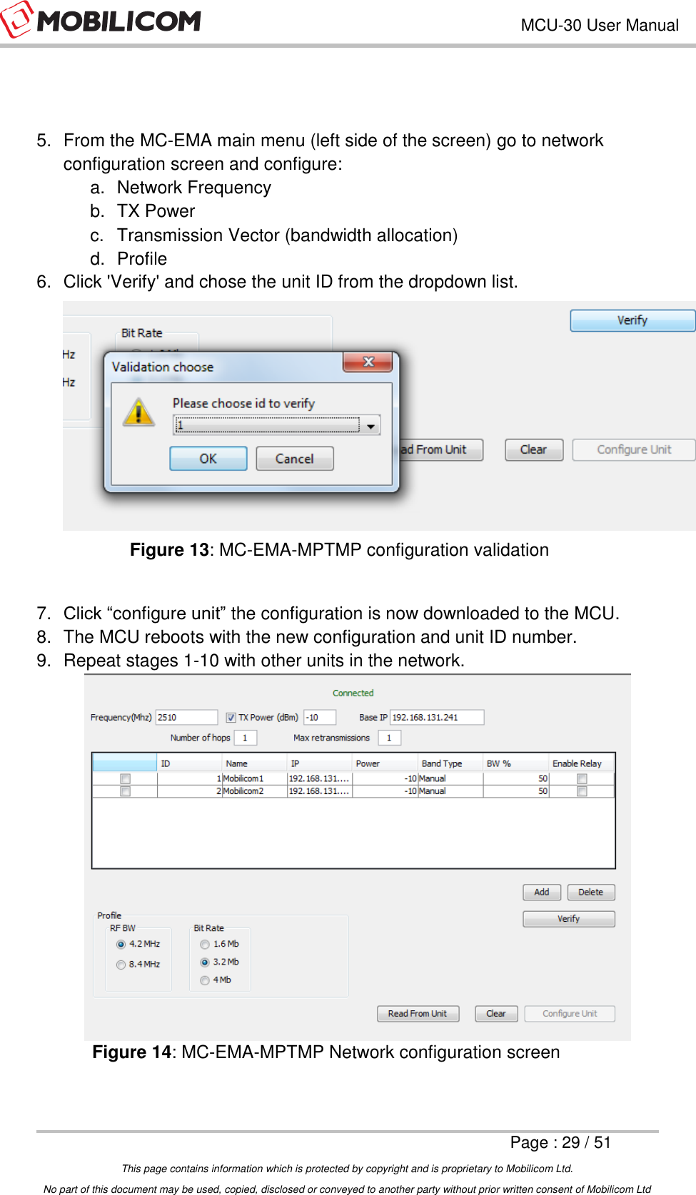 Page 29 of Mobilicom MCU-30 Communication unit used for security, robotics & surveillance User Manual Mobilicom s