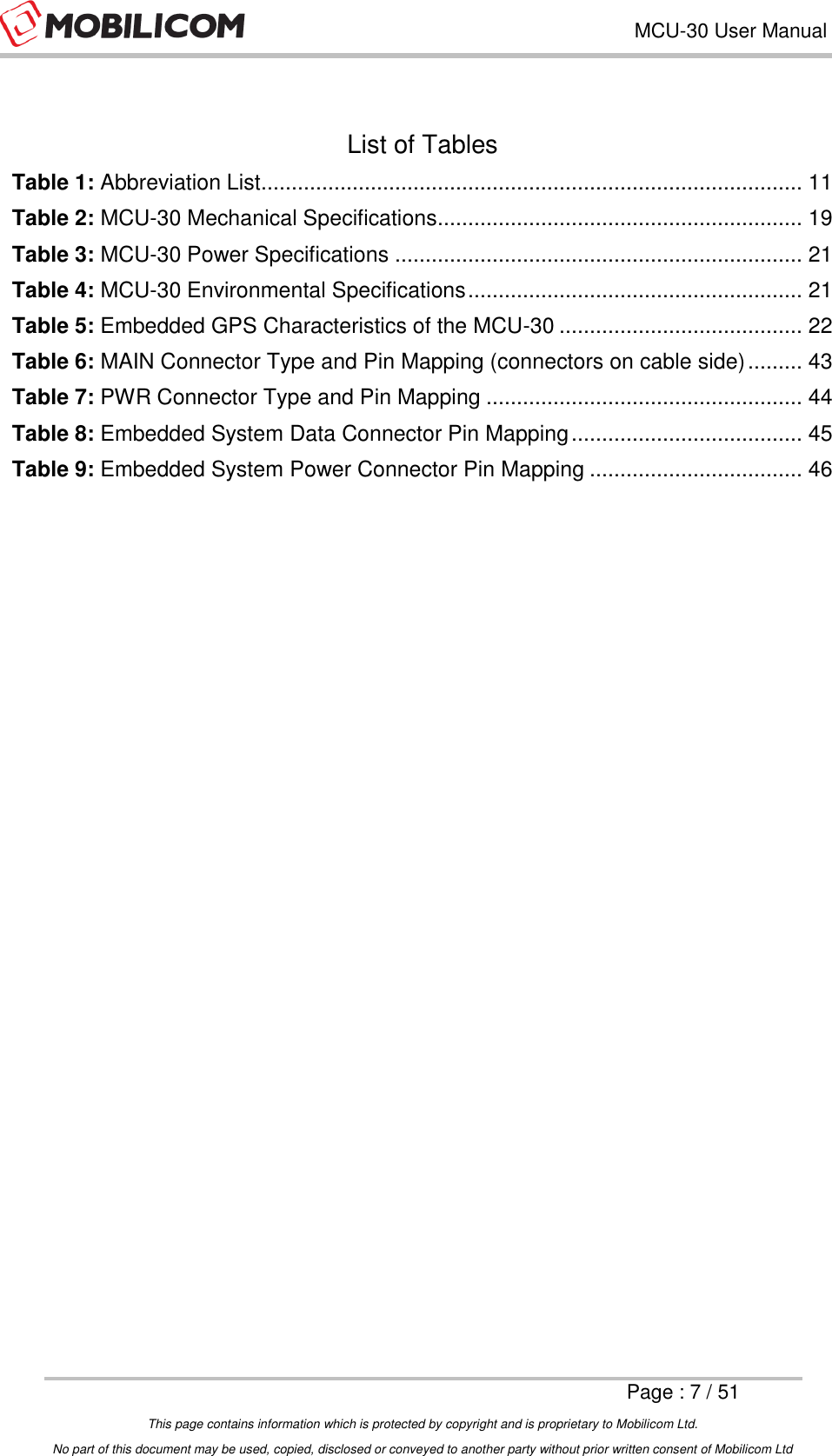 Page 7 of Mobilicom MCU-30 Communication unit used for security, robotics & surveillance User Manual Mobilicom s