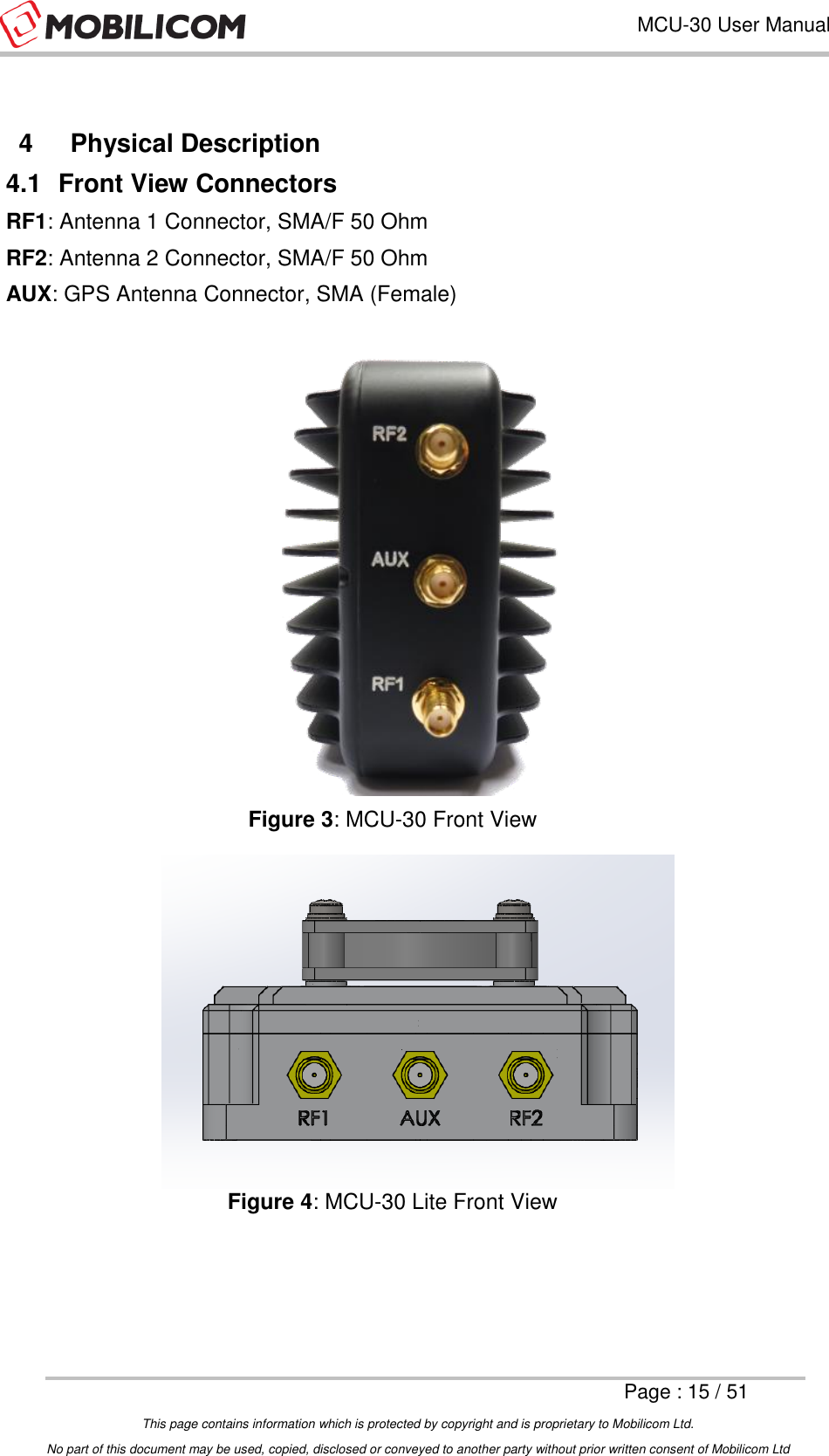 Page 15 of Mobilicom MCU-30L Communication unit used for security, robotics, surveillance User Manual Mobilicom s