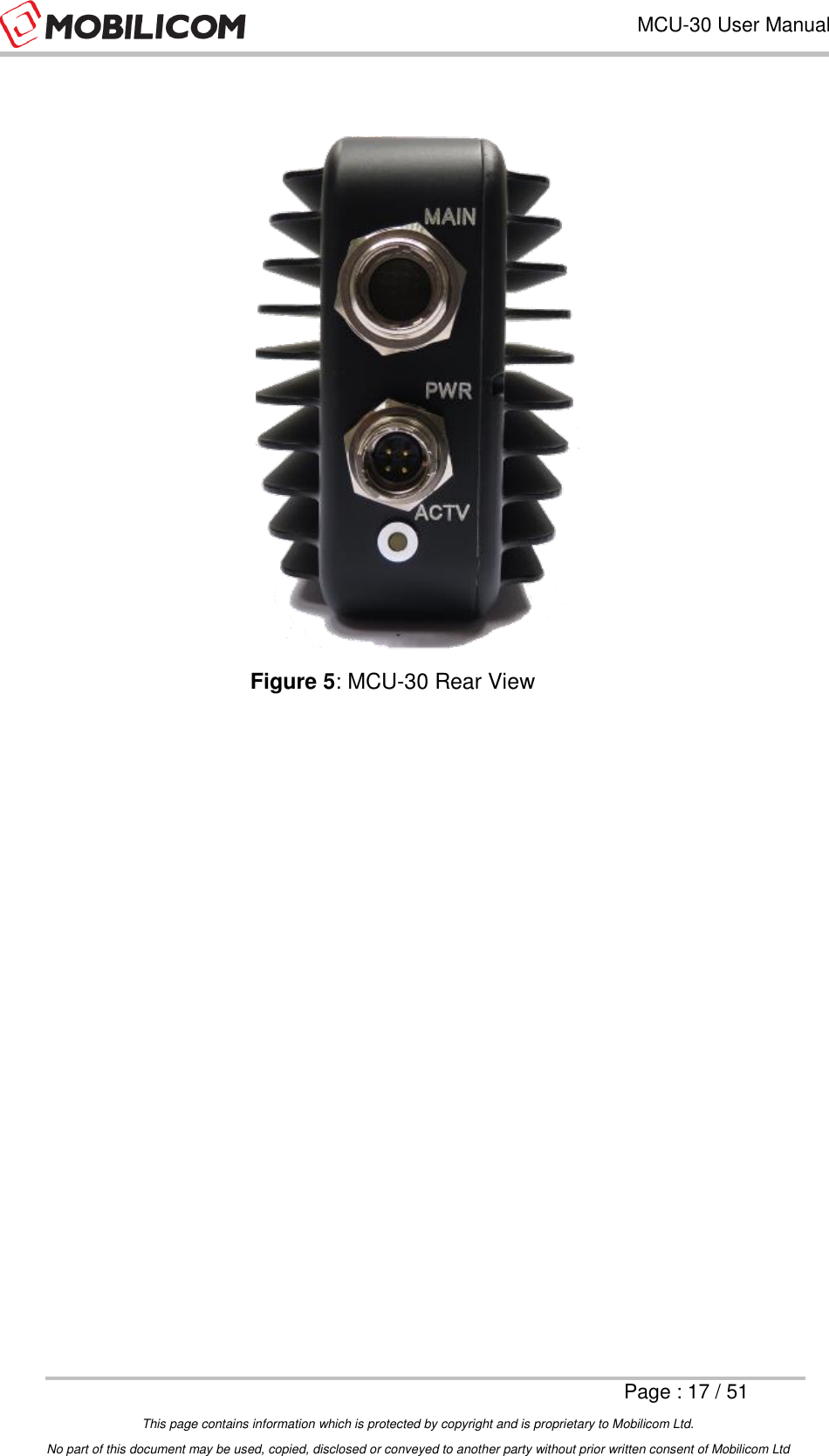 Page 17 of Mobilicom MCU-30L Communication unit used for security, robotics, surveillance User Manual Mobilicom s