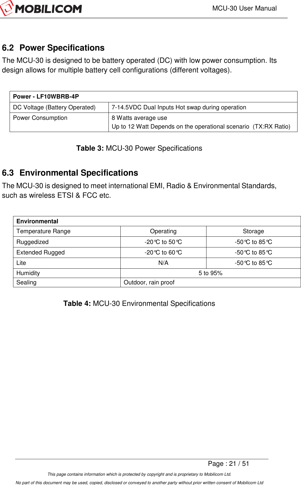 Page 21 of Mobilicom MCU-30L Communication unit used for security, robotics, surveillance User Manual Mobilicom s