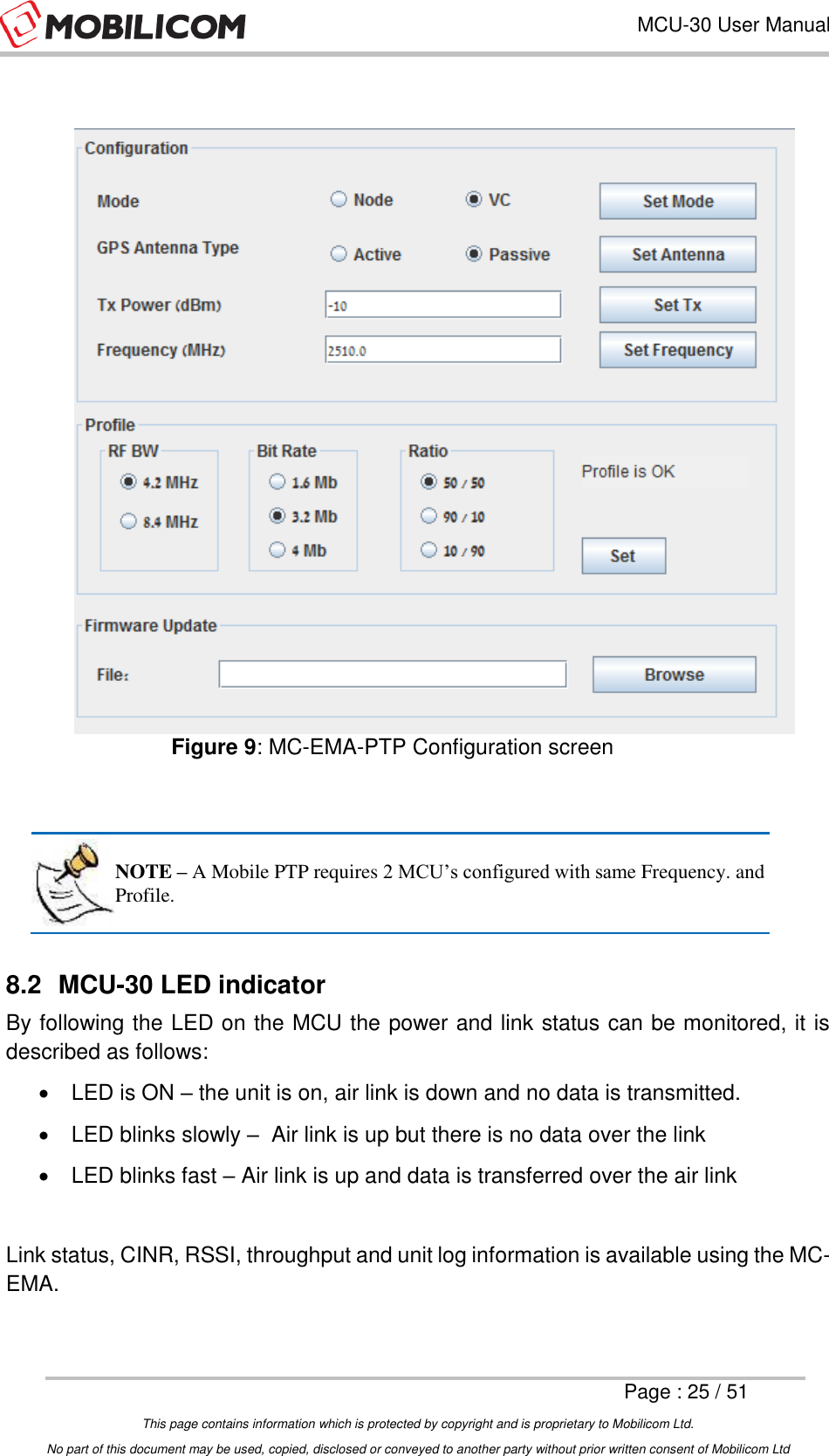 Page 25 of Mobilicom MCU-30L Communication unit used for security, robotics, surveillance User Manual Mobilicom s