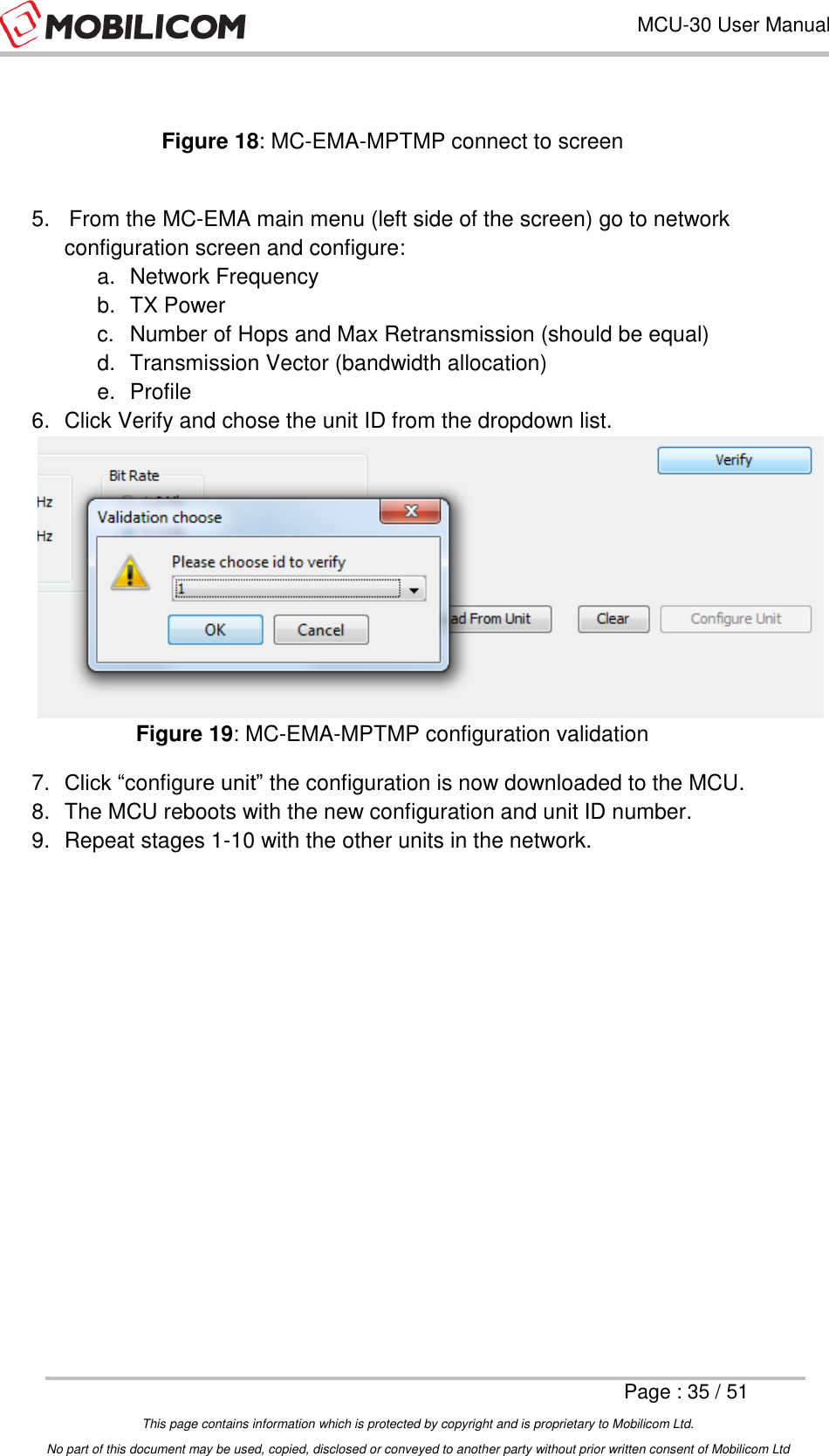 Page 35 of Mobilicom MCU-30L Communication unit used for security, robotics, surveillance User Manual Mobilicom s