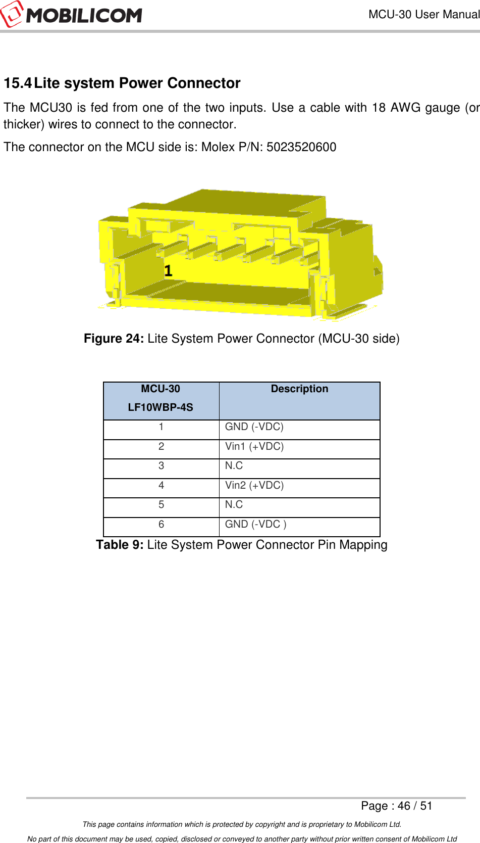 Page 46 of Mobilicom MCU-30L Communication unit used for security, robotics, surveillance User Manual Mobilicom s