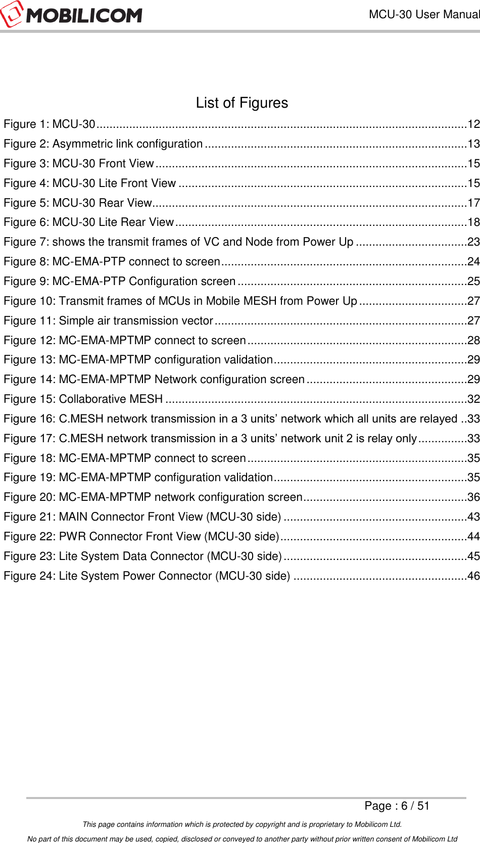 Page 6 of Mobilicom MCU-30L Communication unit used for security, robotics, surveillance User Manual Mobilicom s