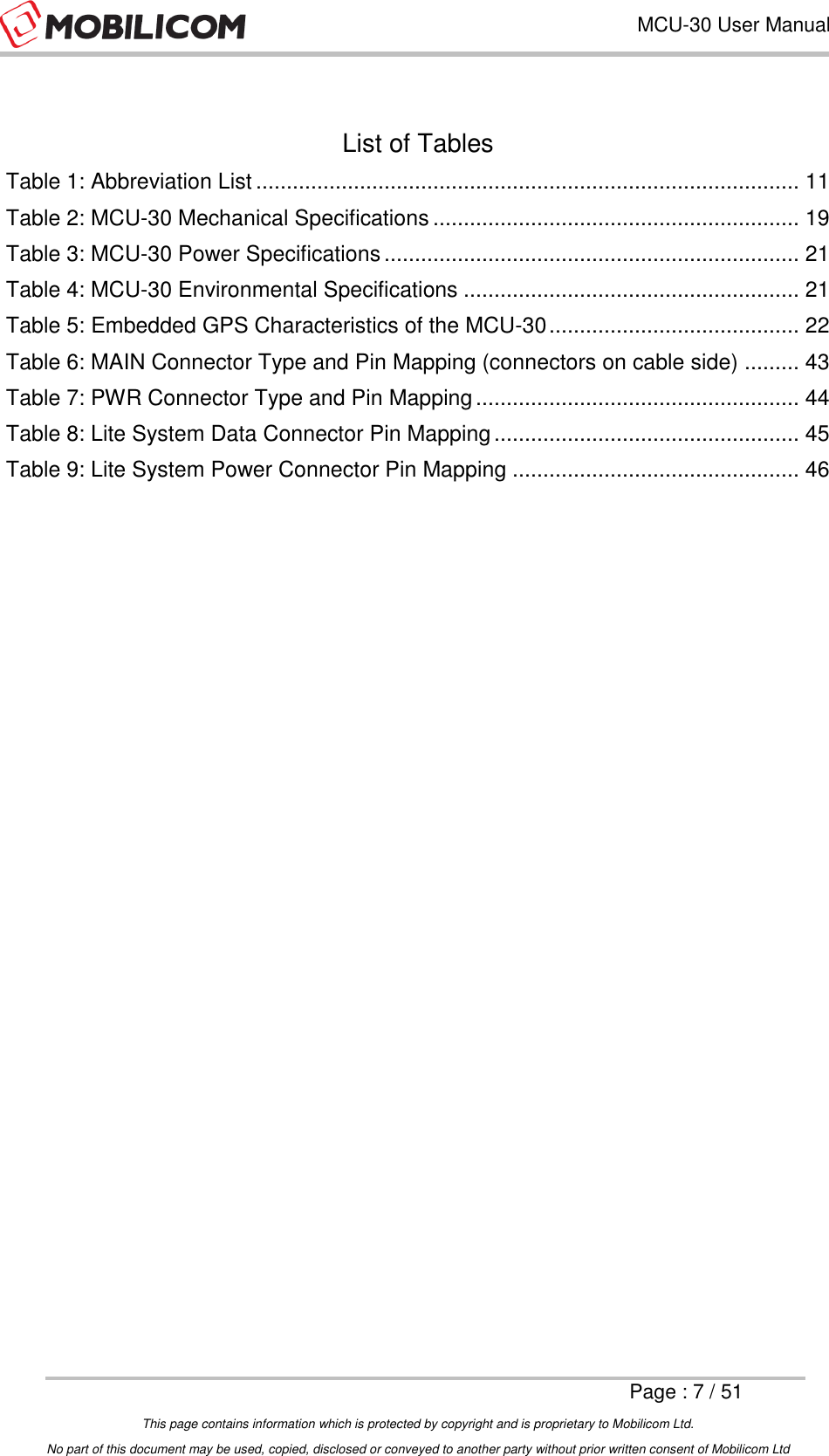 Page 7 of Mobilicom MCU-30L Communication unit used for security, robotics, surveillance User Manual Mobilicom s