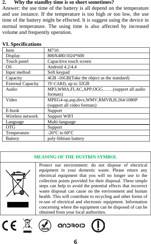 MobyMax MBY700 Tablet PC User Manual PMP 7300