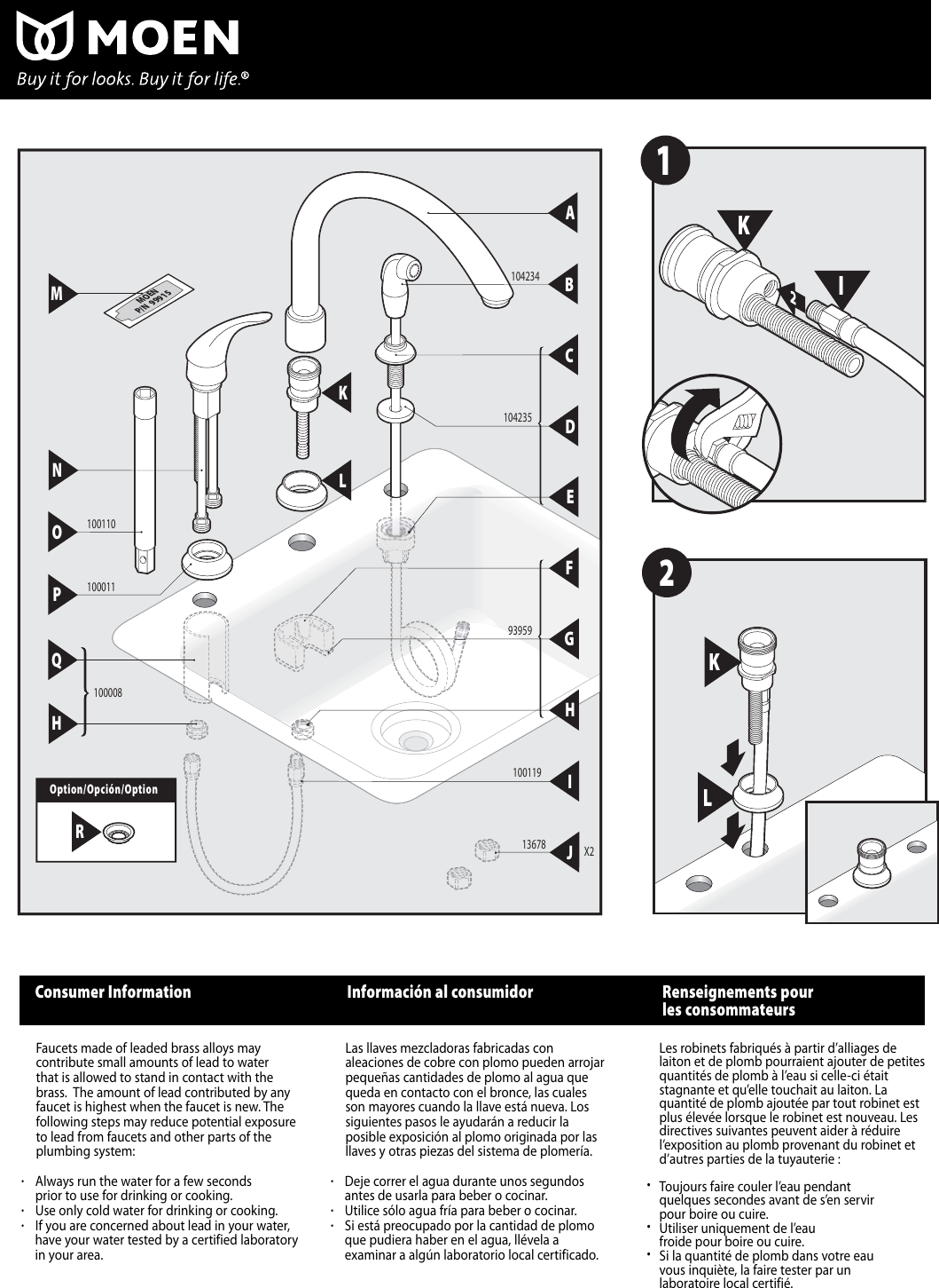 Page 2 of 6 - Moen Moen-7700-Users-Manual- ManualsLib - Makes It Easy To Find Manuals Online!  Moen-7700-users-manual