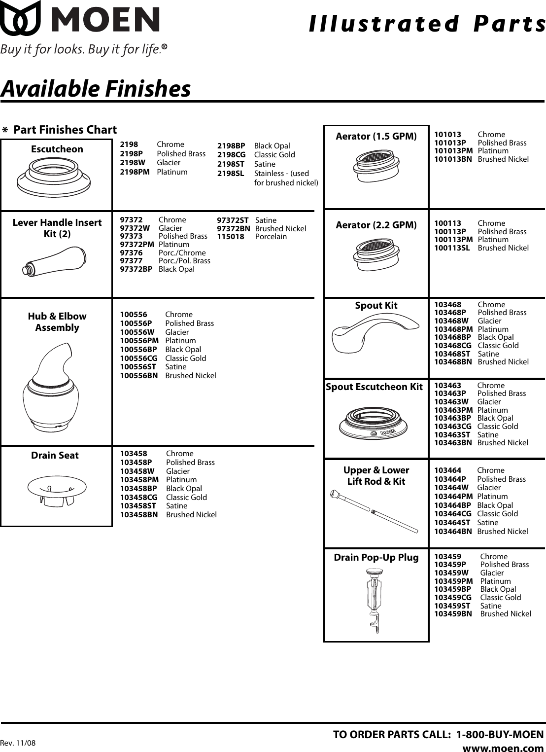 Page 2 of 2 - Moen Moen-Brushed-Nickel-6600Bn-Users-Manual- 4570pt  Moen-brushed-nickel-6600bn-users-manual