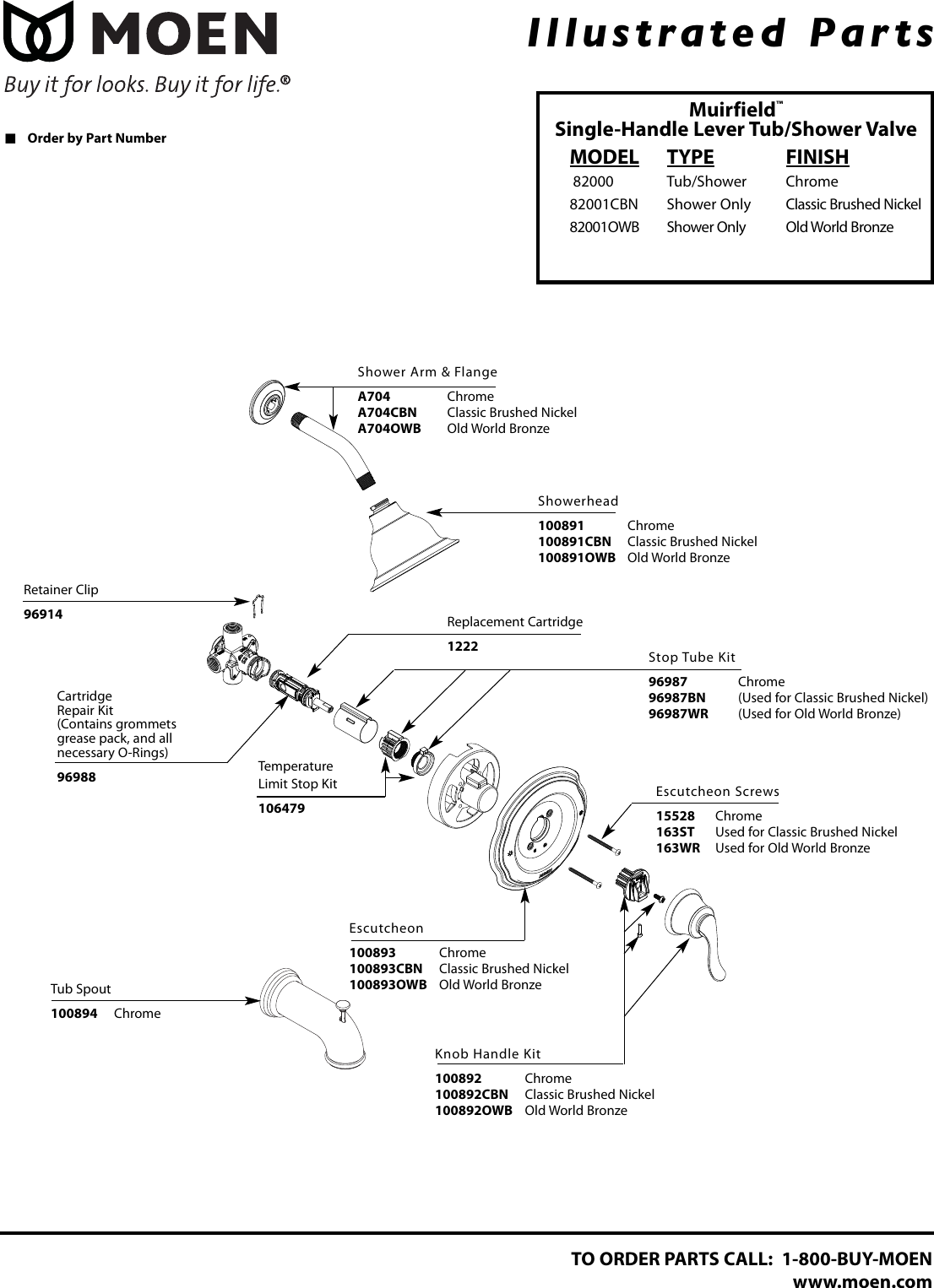 Page 1 of 1 - Moen Moen-Oldworld-Bronze-82001Owb-Users-Manual-  Moen-oldworld-bronze-82001owb-users-manual