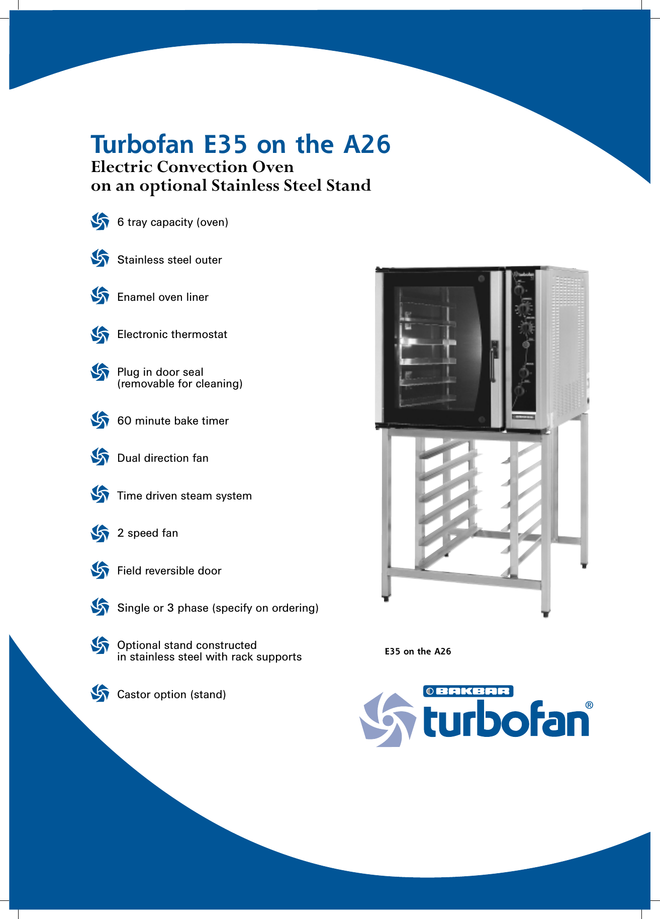 Page 1 of 2 - Moffat Moffat-Bakbar-Turbofan-E35-Users-Manual-  Moffat-bakbar-turbofan-e35-users-manual