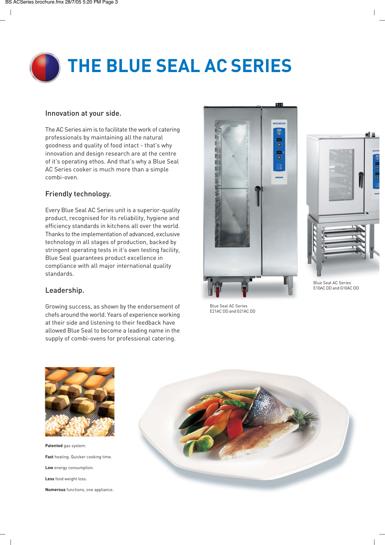 Page 2 of 12 - Moffat Moffat-Blue-Seal-Ac-Series-Users-Manual- BS ACSeries Brochurex  Moffat-blue-seal-ac-series-users-manual