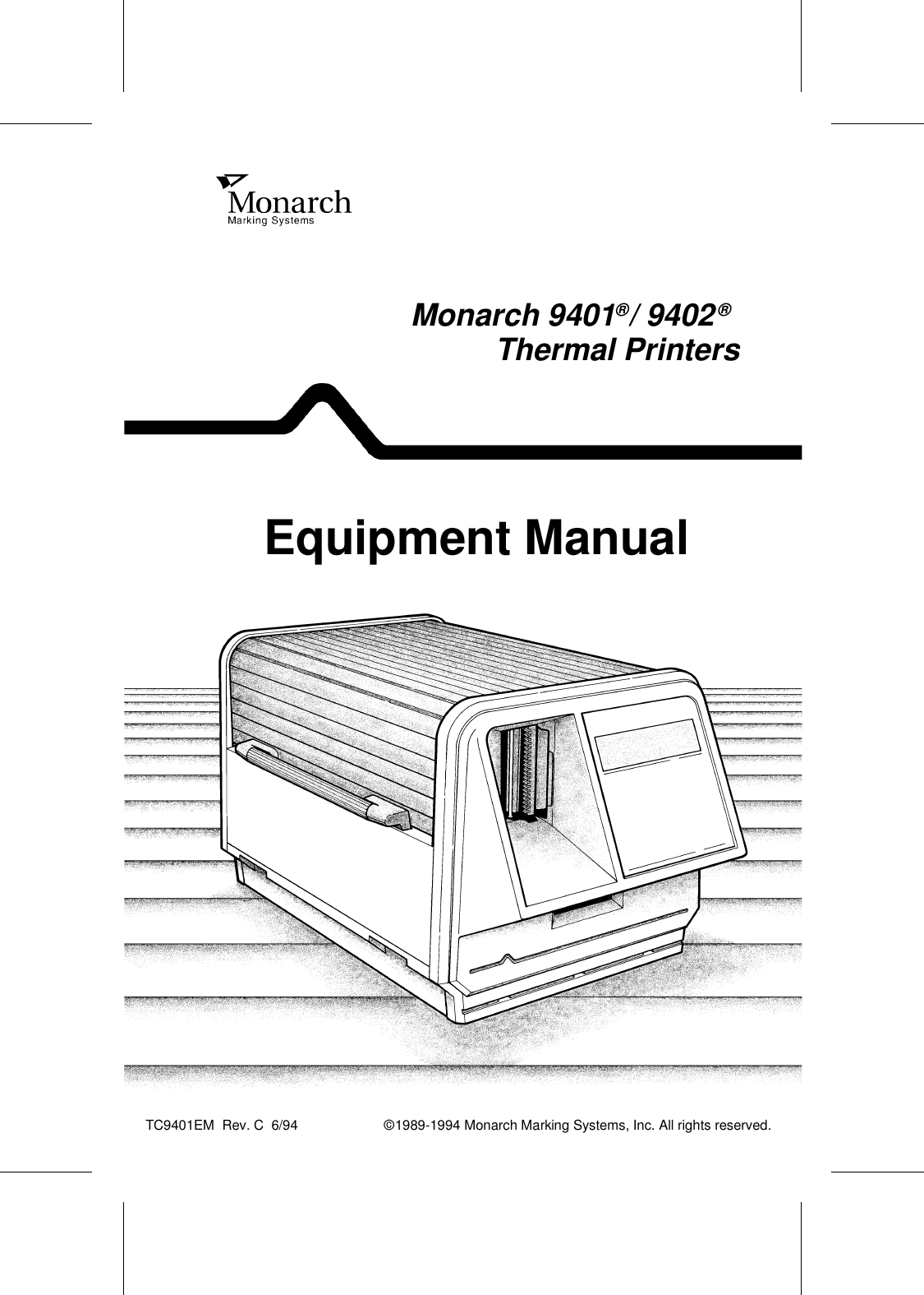 Monarch 9401 Users Manual