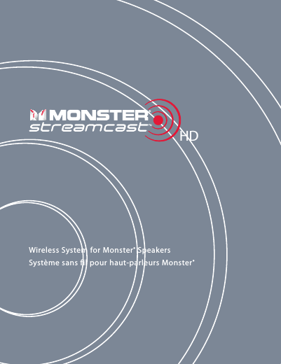 HDHDWireless System for Monster® SpeakersSystème sans fil pour haut-parleurs Monster®