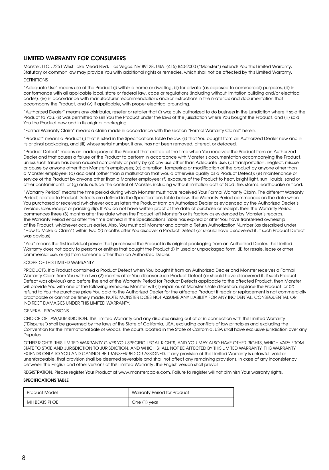 Page 10 of 12 - Monster Monster-Beats-Dr-Dre-Solo-Users-Manual- ManualsLib - Makes It Easy To Find Manuals Online!  Monster-beats-dr-dre-solo-users-manual