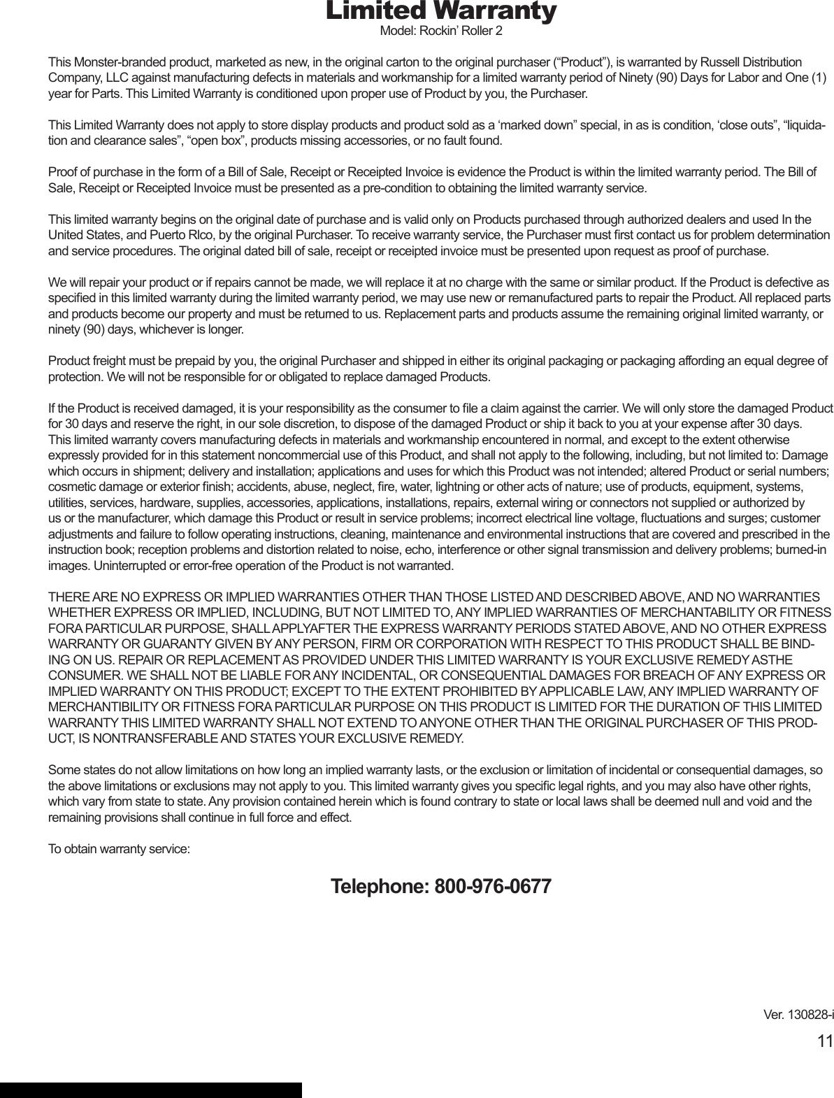 monster rockin roller 2 troubleshooting