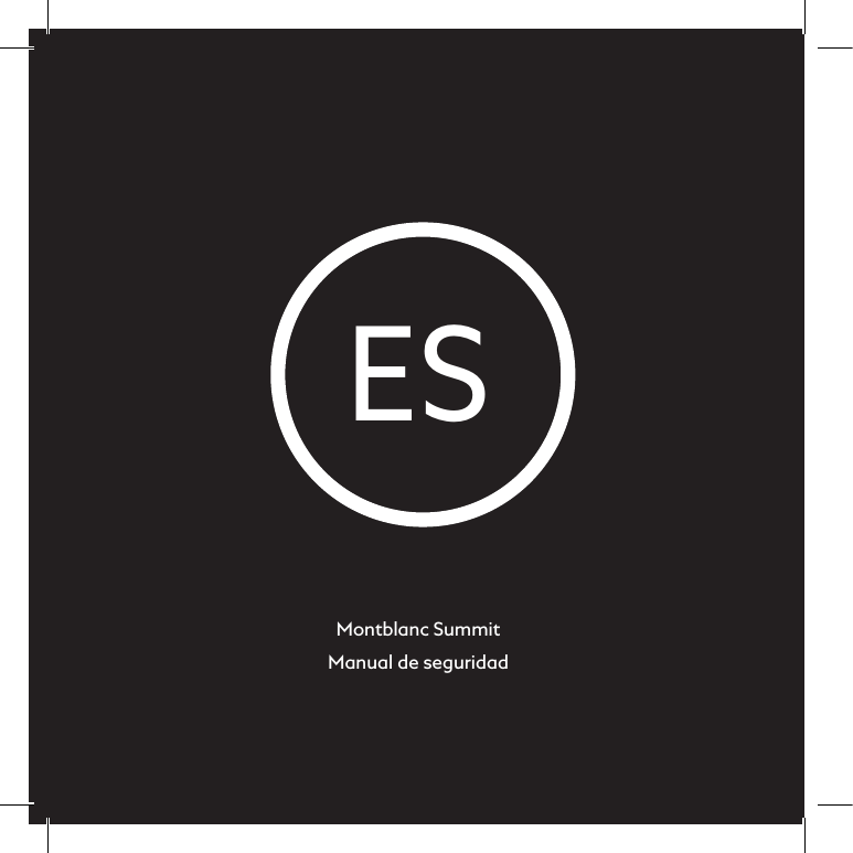 34ESMontblanc SummitManual de seguridad