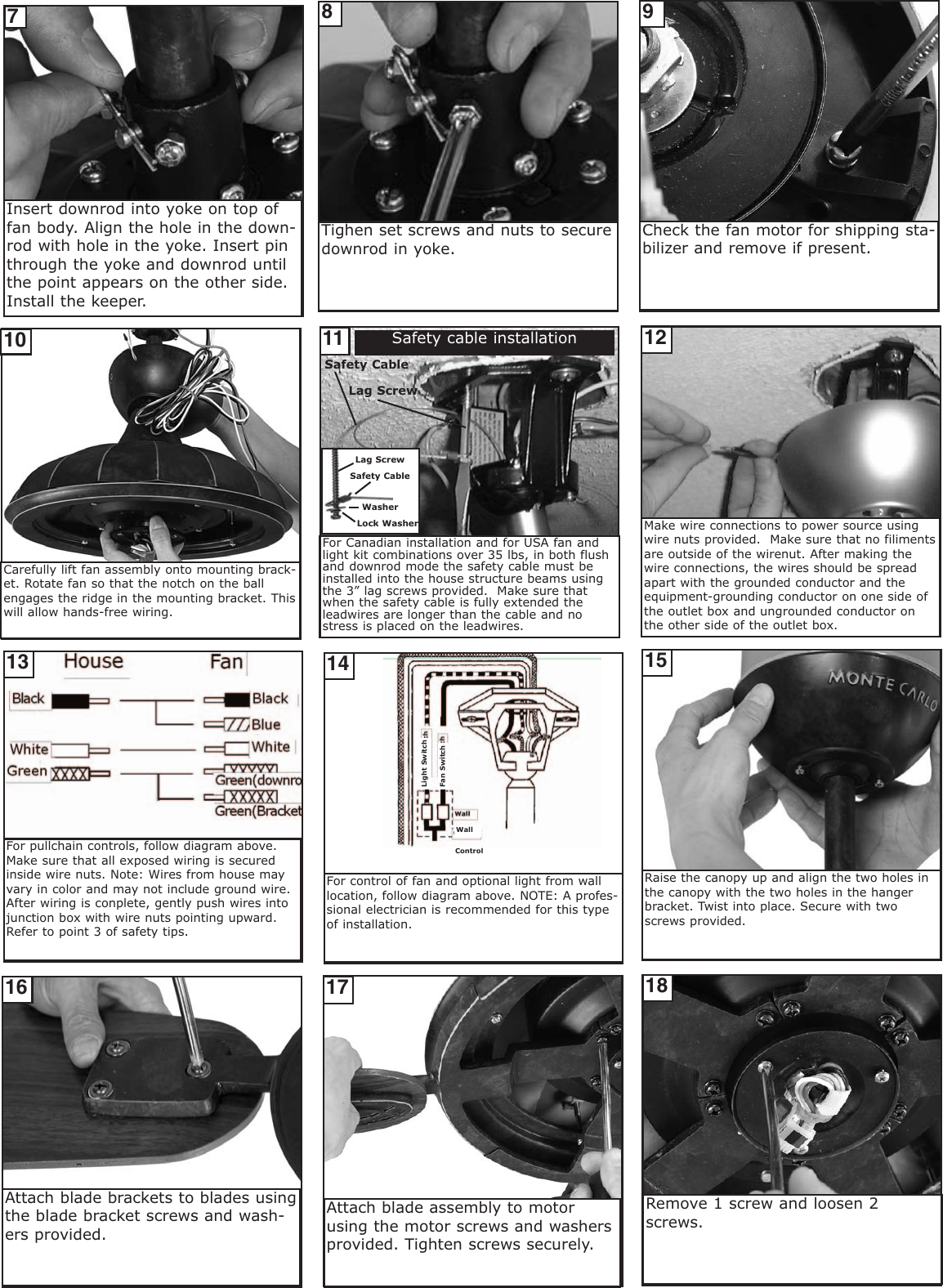 Page 3 of 5 - Monte-Carlo-Fan-Company Monte-Carlo-Fan-Company-5Ed56Wad-Series-Users-Manual-  Monte-carlo-fan-company-5ed56wad-series-users-manual