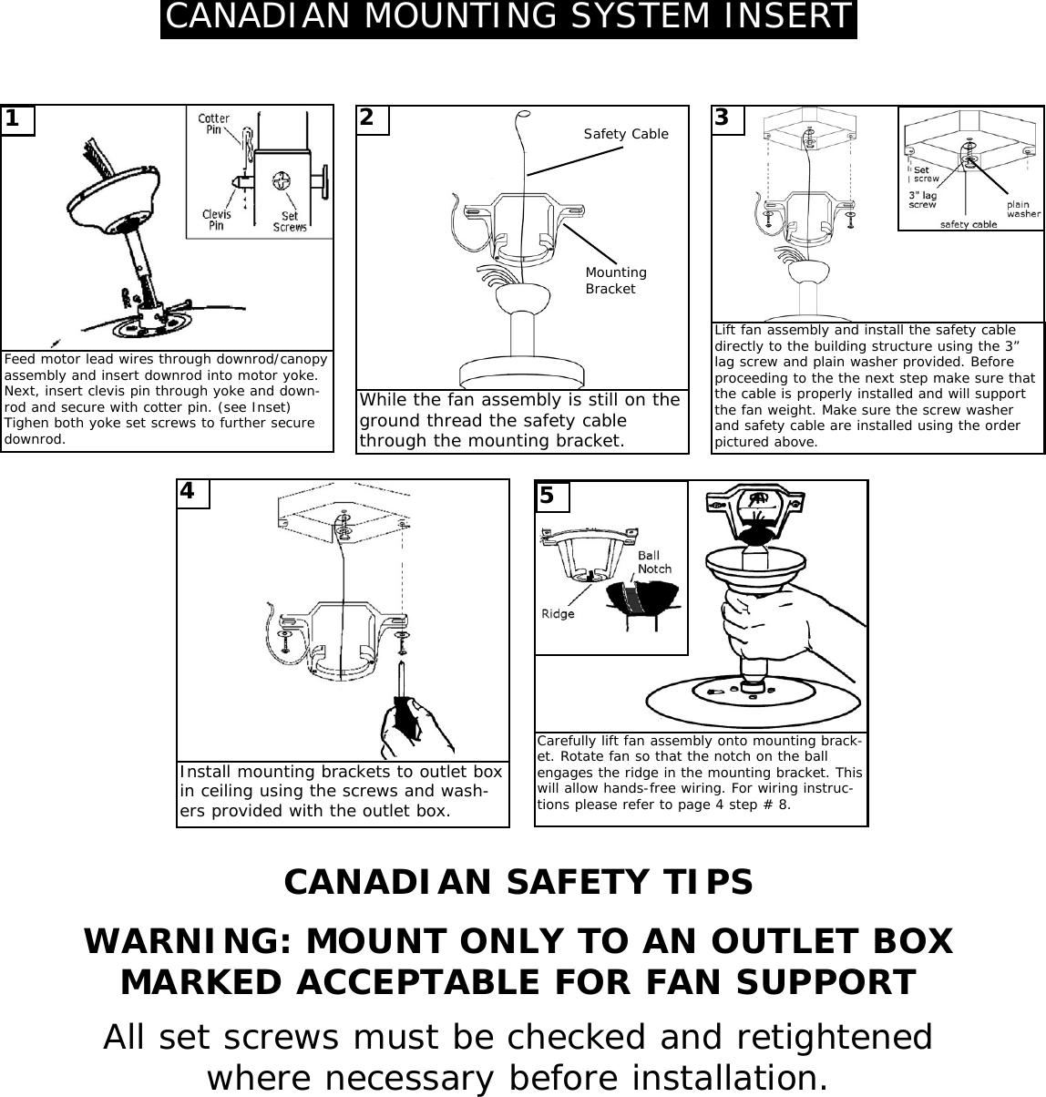 Page 3 of 6 - Monte-Carlo-Fan-Company Monte-Carlo-Fan-Company-Ceiling-Fans-Users-Manual-  Monte-carlo-fan-company-ceiling-fans-users-manual