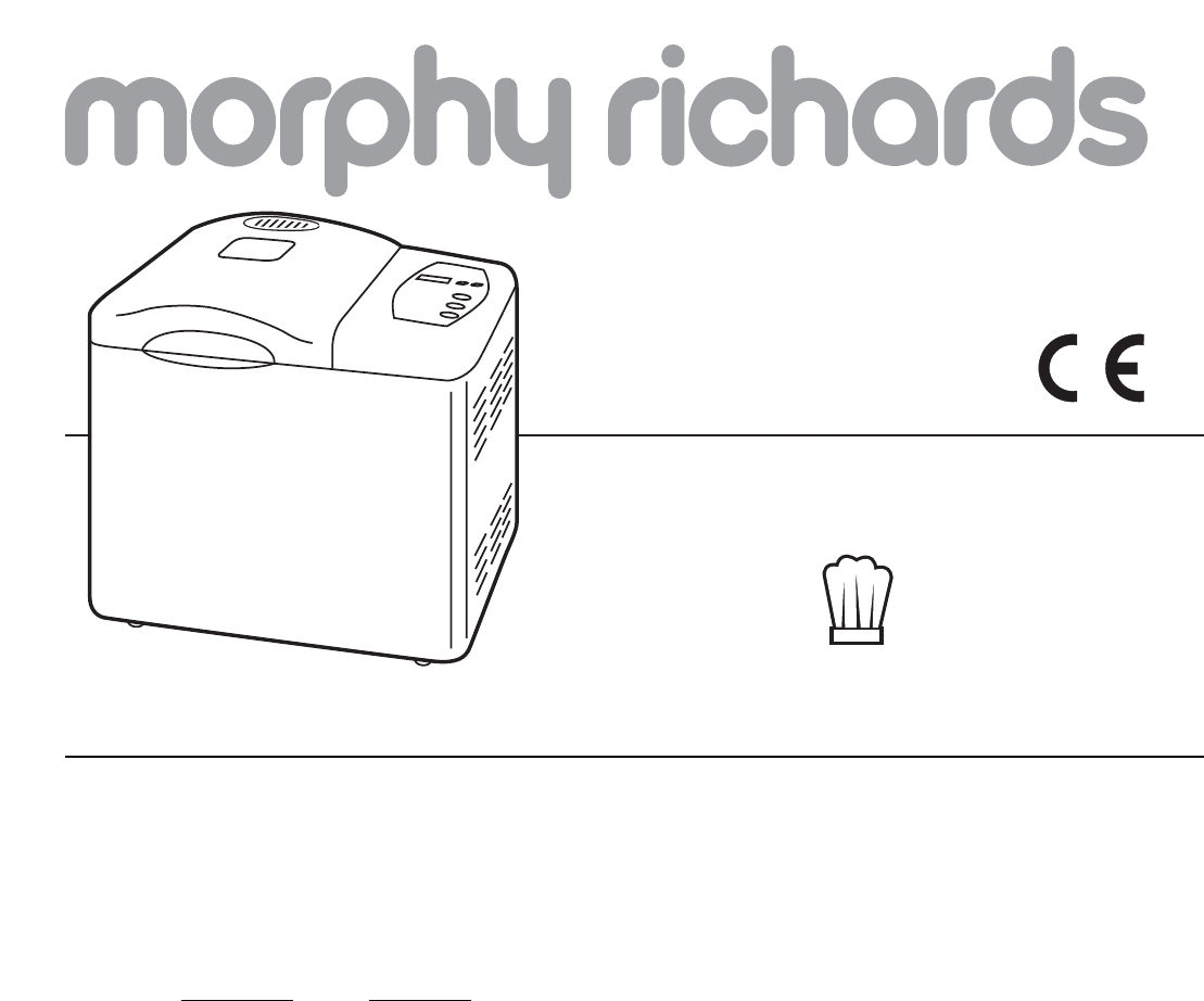 morphy richards fastbake bread maker instructions