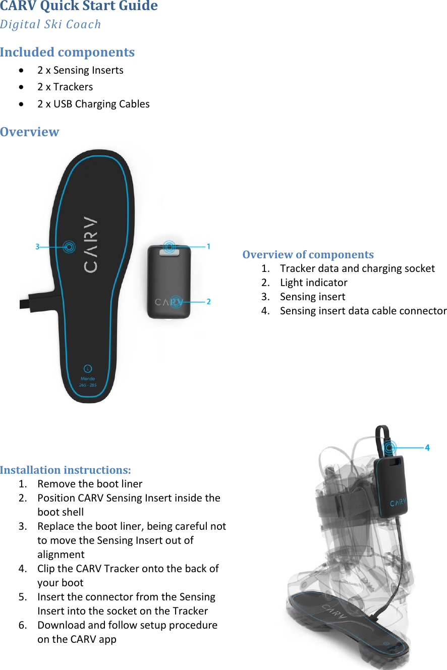 Motion Metrics Carv Carv User Manual