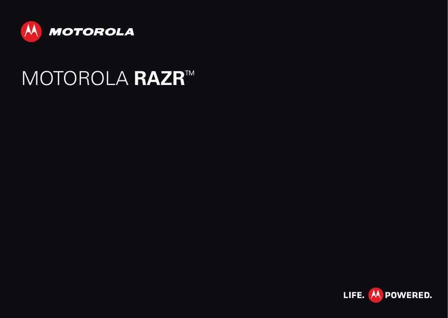 MOTOROLA RAZRTM