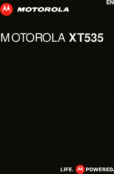 MOTOROLA XT535ENJan. 12. 2012