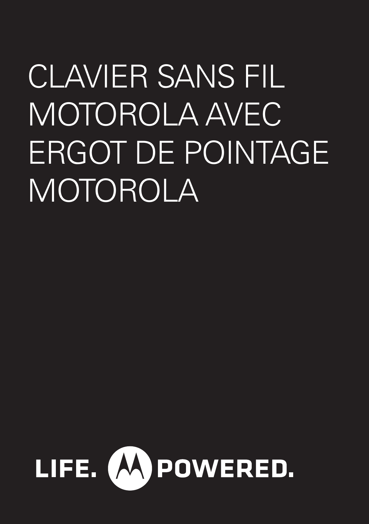 CLAVIER SANS FIL MOTOROLA AVEC ERGOT DE POINTAGE MOTOROLA