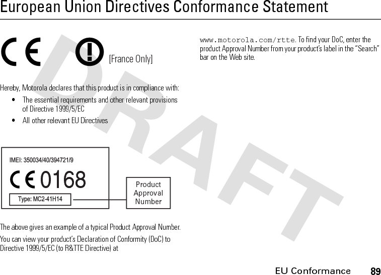 90EU Conformance