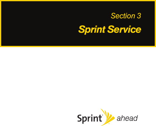 Section 3Sprint Service