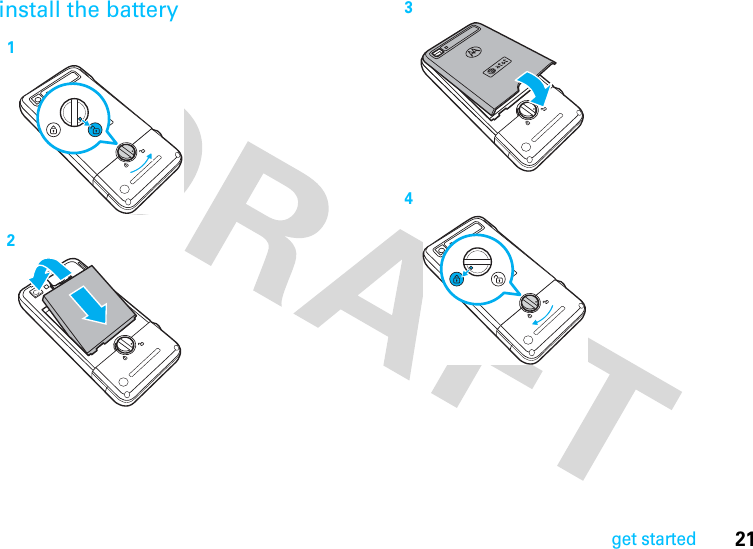 21get startedinstall the battery1234