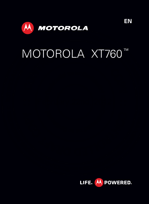 MOTOROLA ENTMXT760February.22nd, 2012