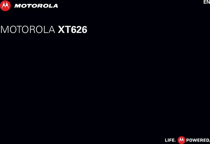 MOTOROLA XT626  EN05/21/2012 FCC