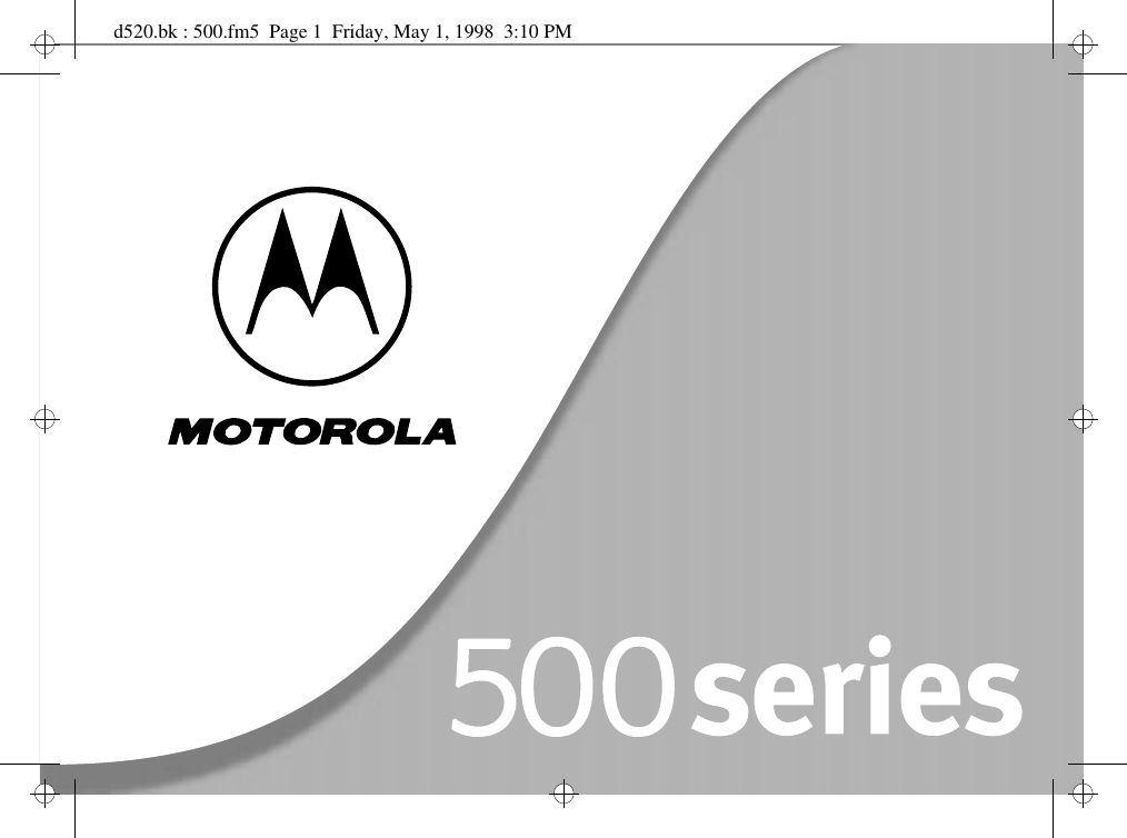 d520.bk : 500.fm5  Page 1  Friday, May 1, 1998  3:10 PM
