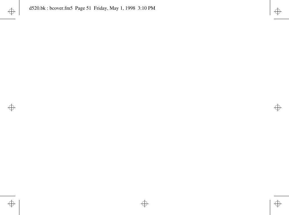 d520.bk : bcover.fm5  Page 51  Friday, May 1, 1998  3:10 PM