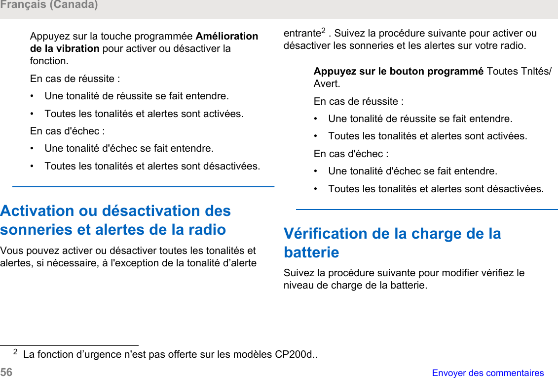 Page 116 of Motorola Solutions 89FT4948 2-Way Portable Radio User Manual Users Guide