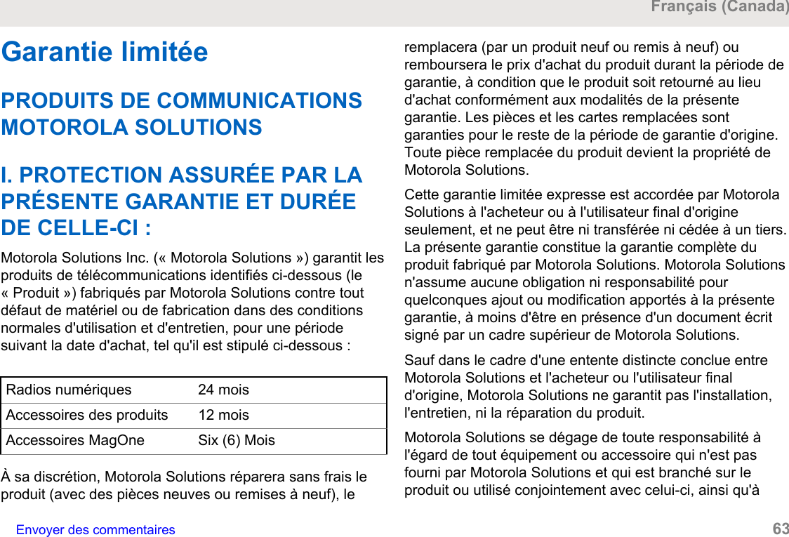 Page 123 of Motorola Solutions 89FT4948 2-Way Portable Radio User Manual Users Guide