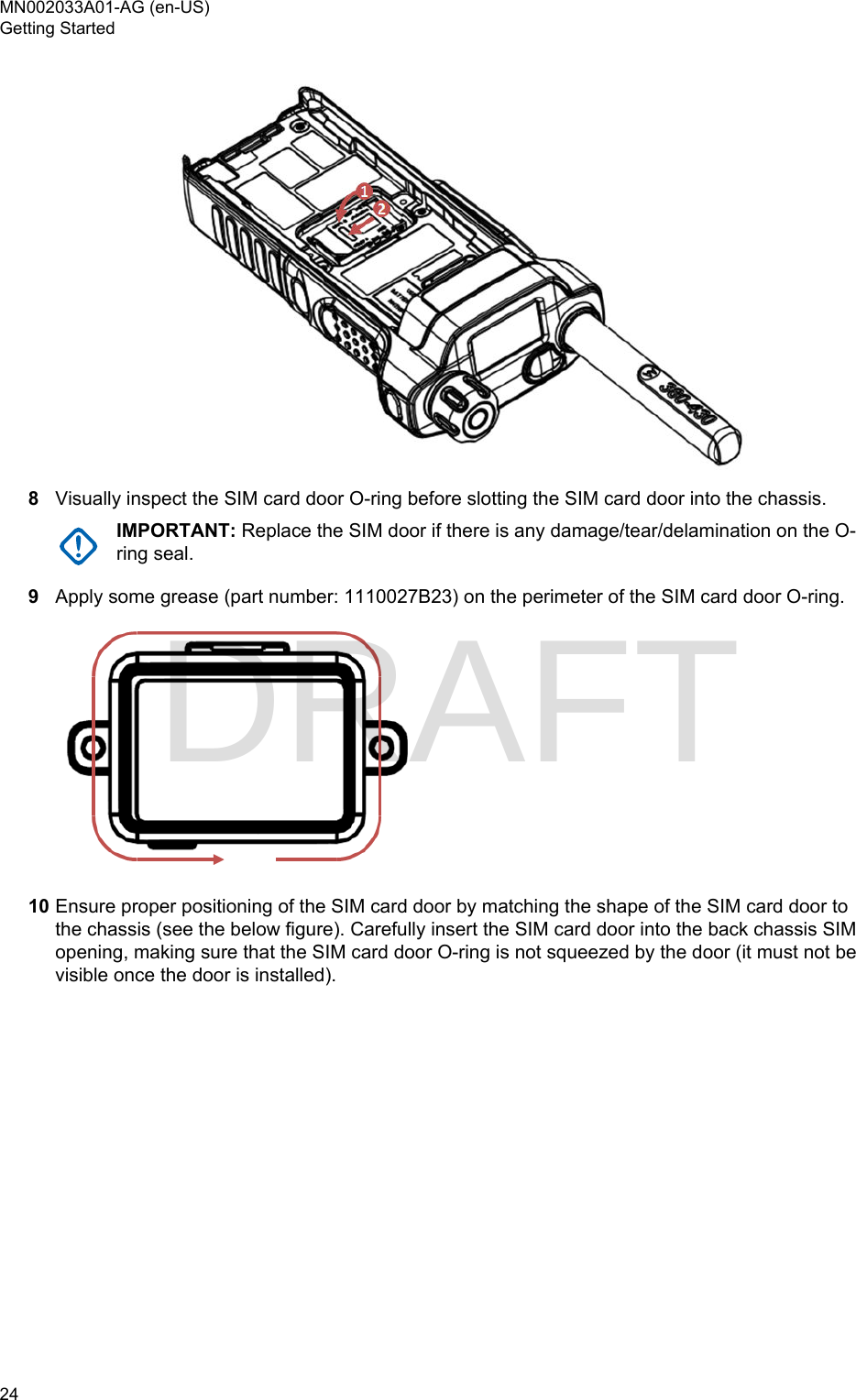 Page 24 of Motorola Solutions 89FT5877 2-way Portable Radio with BT and BLE User Manual MTP8500Ex  Feature User Guide