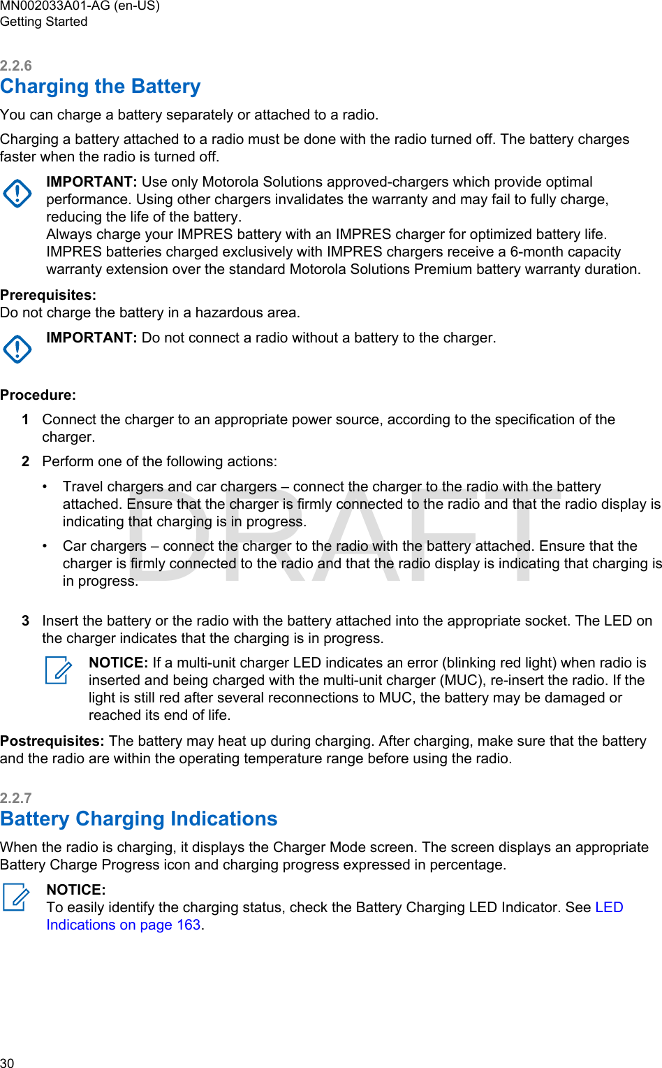 Page 30 of Motorola Solutions 89FT5877 2-way Portable Radio with BT and BLE User Manual MTP8500Ex  Feature User Guide