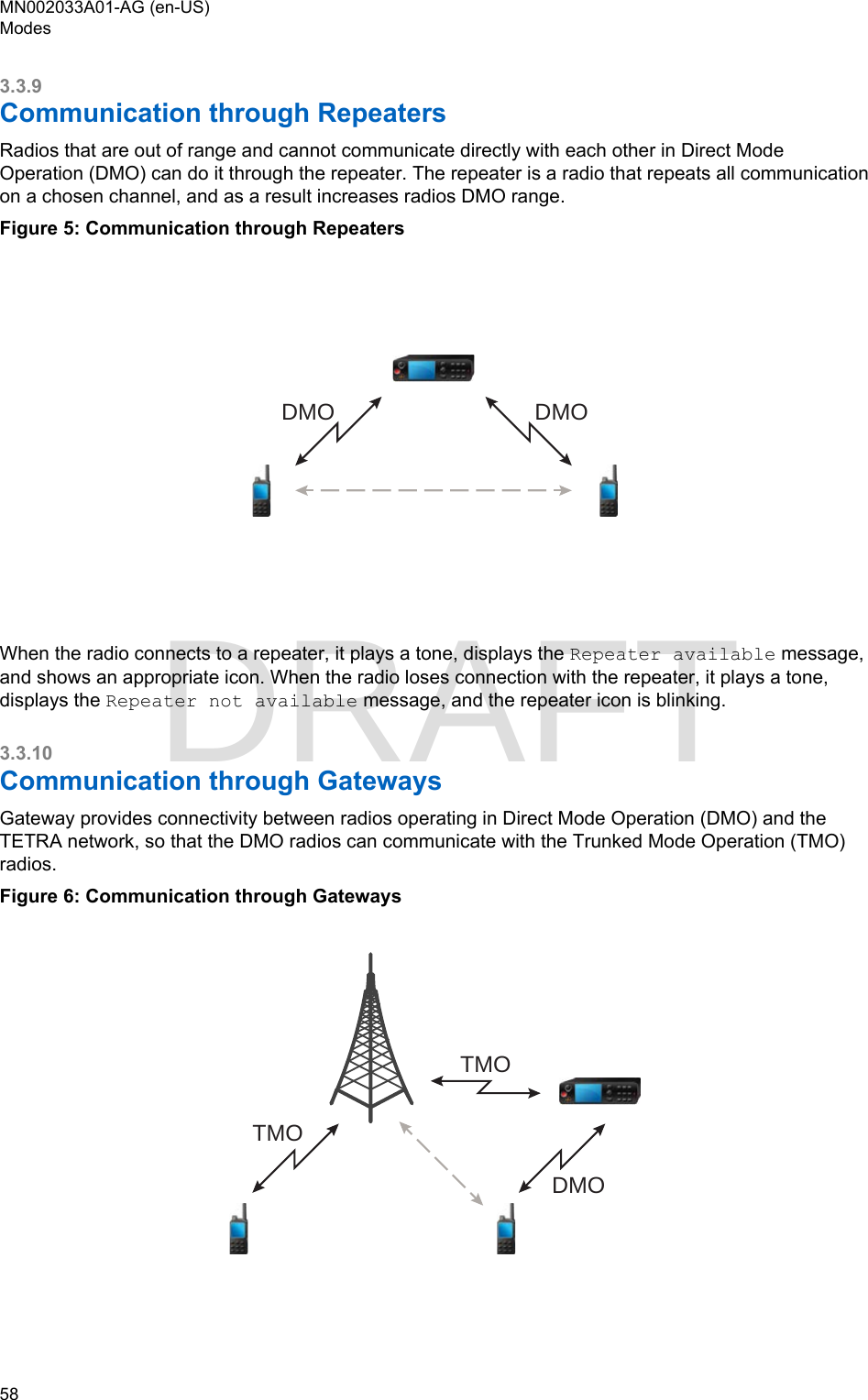 Page 58 of Motorola Solutions 89FT5877 2-way Portable Radio with BT and BLE User Manual MTP8500Ex  Feature User Guide
