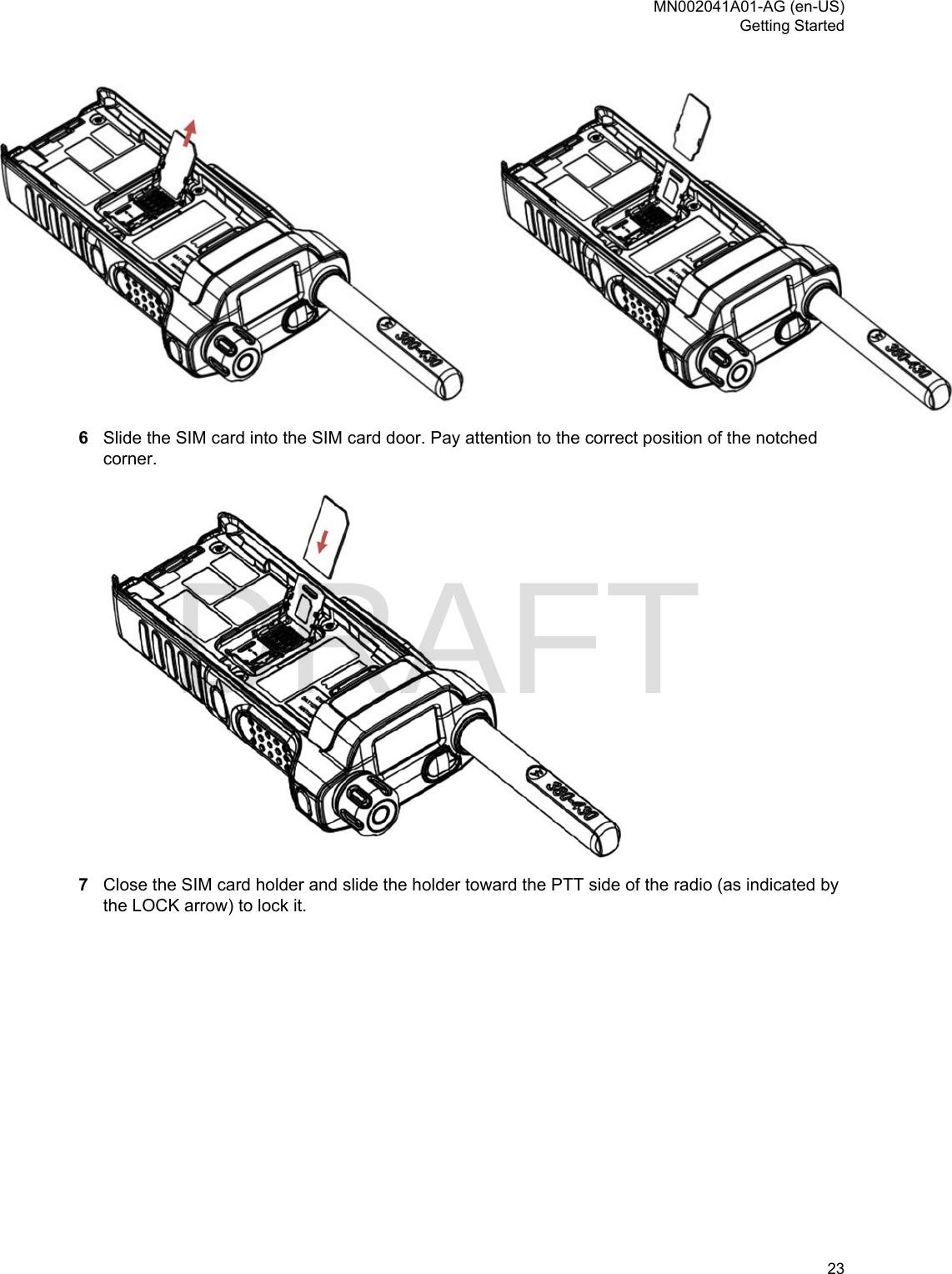 Page 23 of Motorola Solutions 89FT5877 2-way Portable Radio with BT and BLE User Manual MTP8550Ex  Feature User Guide