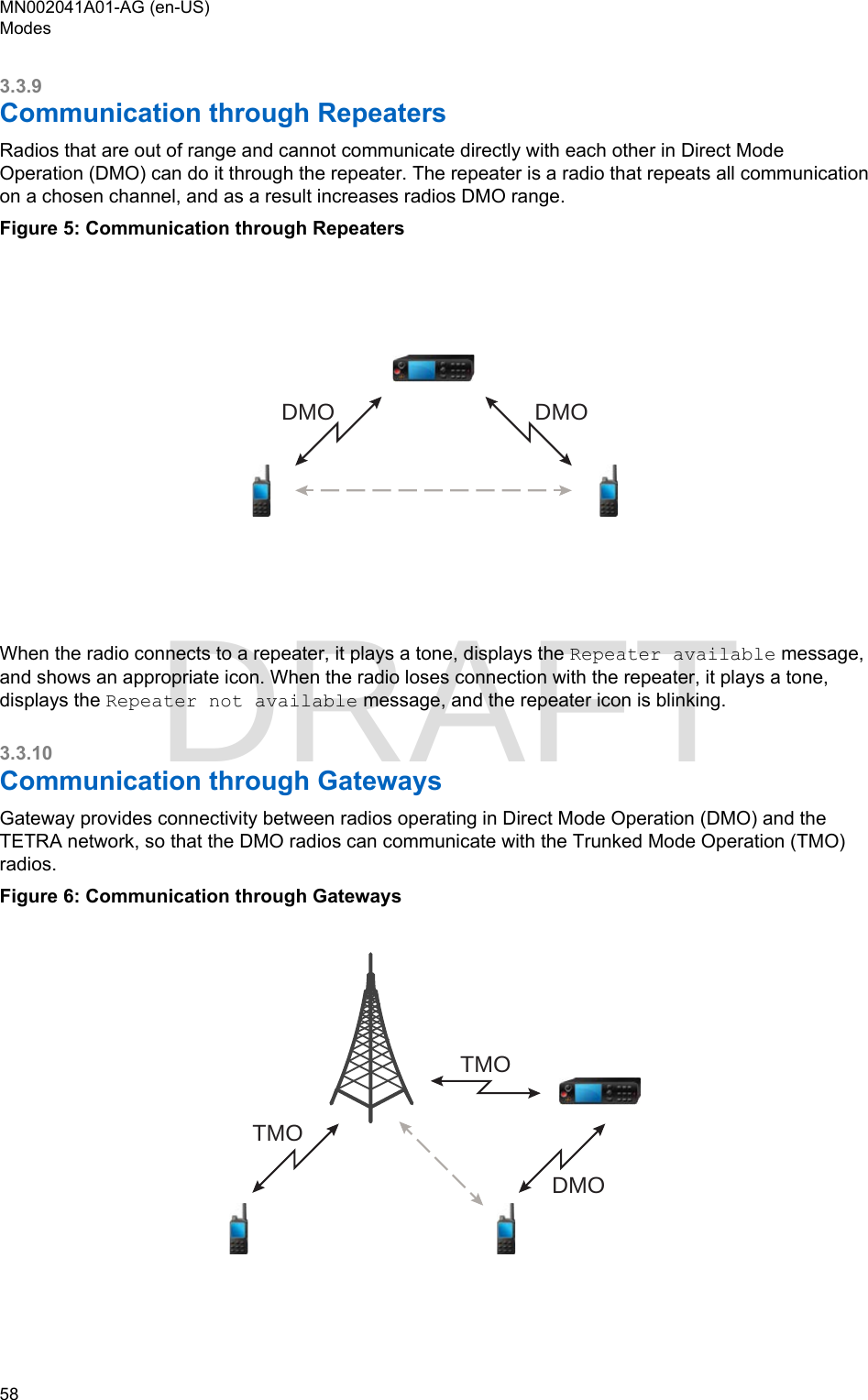 Page 58 of Motorola Solutions 89FT5877 2-way Portable Radio with BT and BLE User Manual MTP8550Ex  Feature User Guide