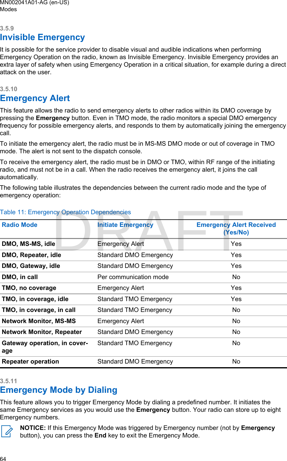 Page 64 of Motorola Solutions 89FT5877 2-way Portable Radio with BT and BLE User Manual MTP8550Ex  Feature User Guide